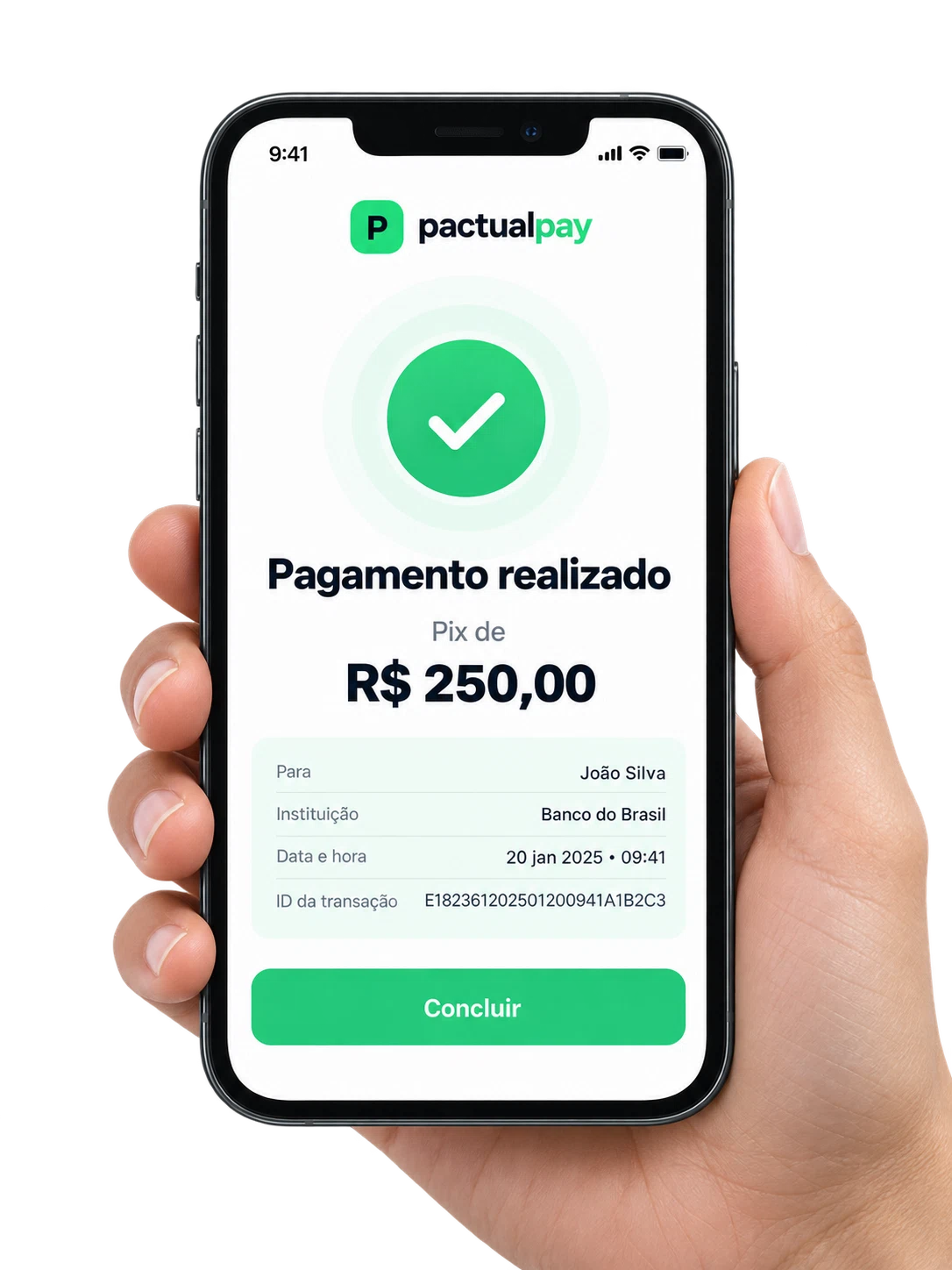 Pagamento Instantâneo pelo Cliente