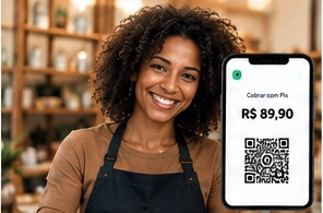 Lojas físicas - Comerciante recebendo Pix